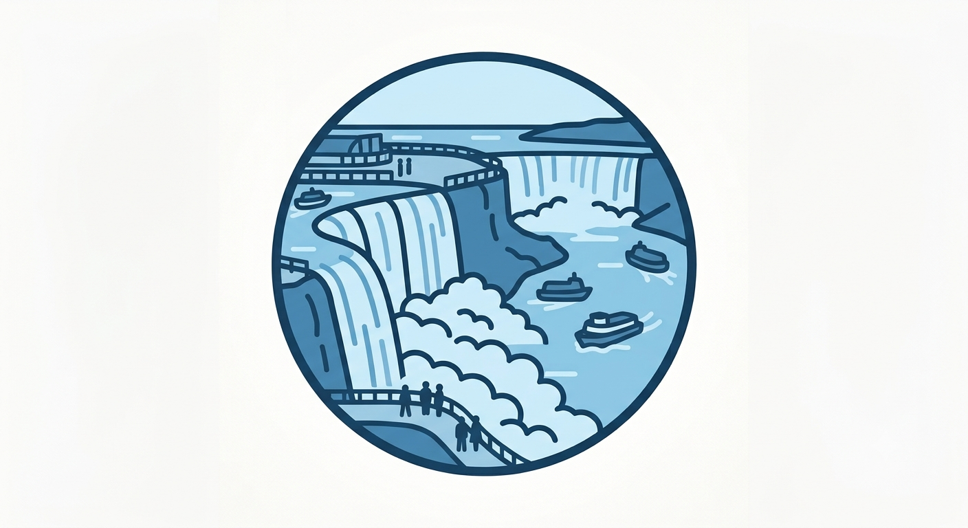 Niagara Falls illustration